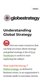 Mobile Screenshot of globestrategy.net