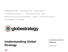 Tablet Screenshot of globestrategy.net